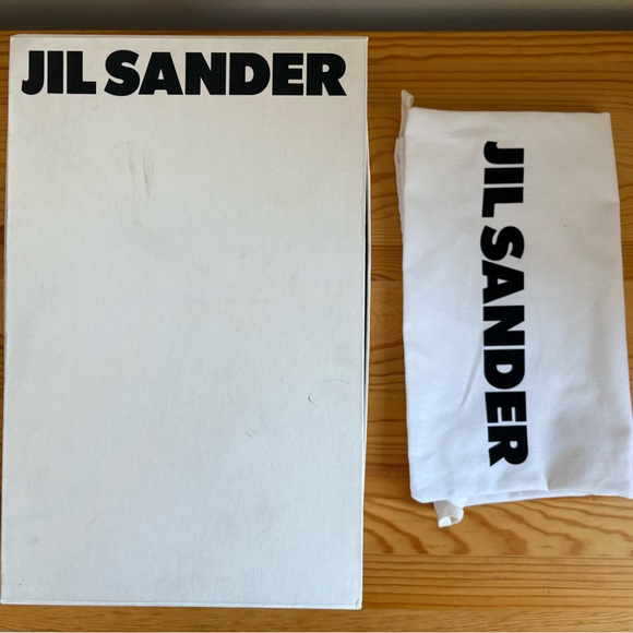 Jil Sander Puffy Leather Block Heels Sandals - Picture 5 of 5